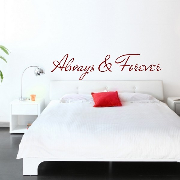 Exemple de stickers muraux: Always & Forever